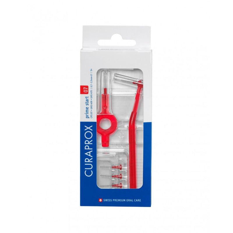 Curaprox CPS Prime Ragers 0.7/2.5 mm - Rood + Heft (5 st.)-Curaprox-Sordent