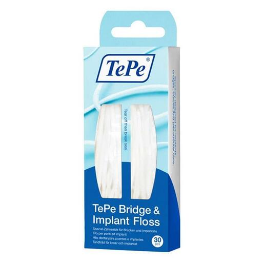 TePe® Bridge & Implant Floss | 30 pcs.