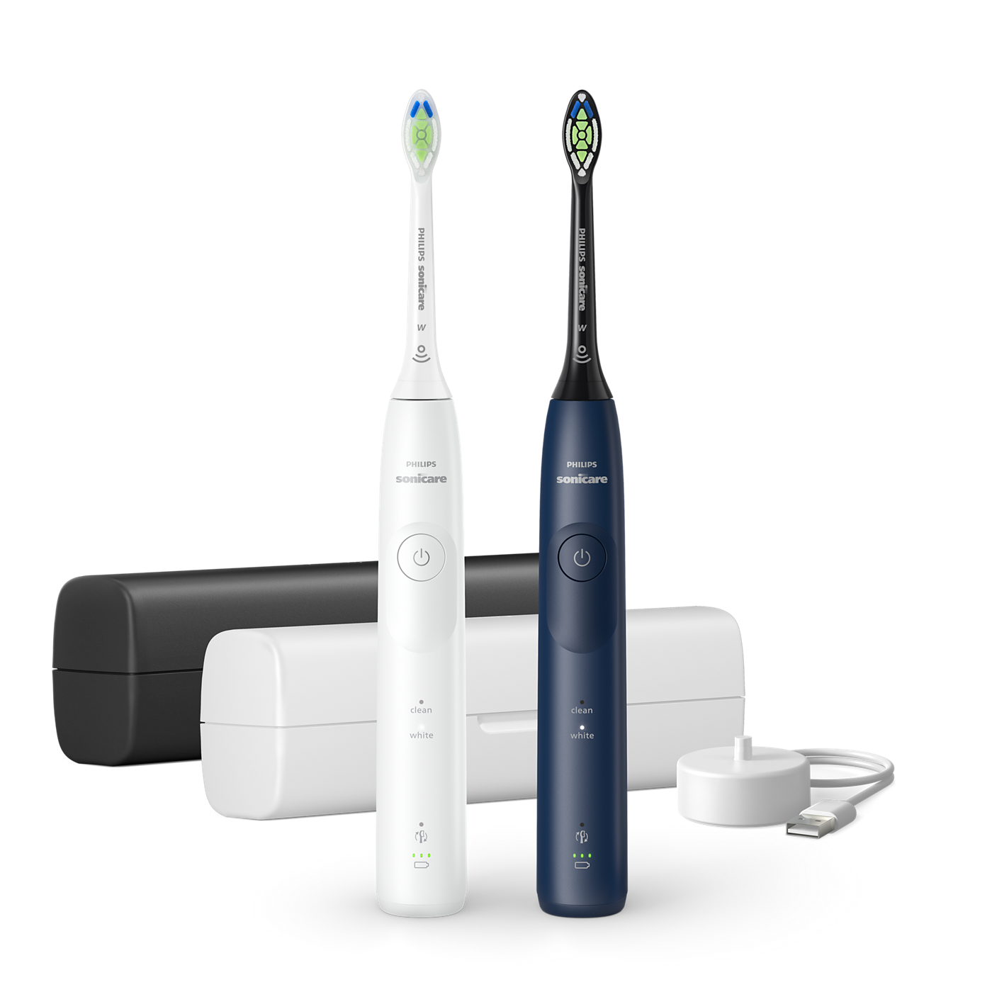 Sonicare Elektrische Borstel Protective Clean Wit/Blauw (2 st.)-Sonicare-Sordent