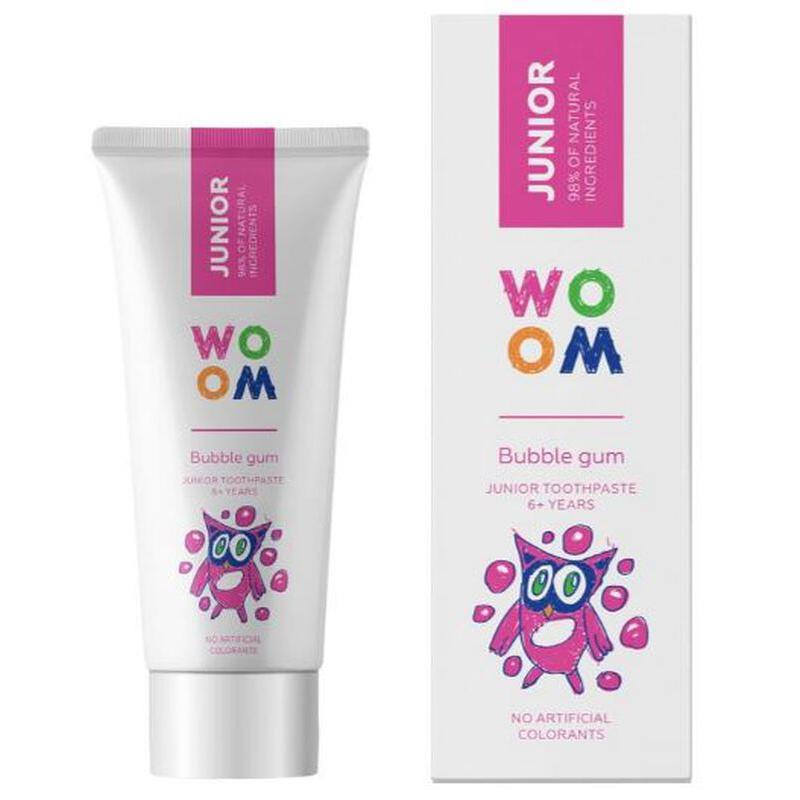 Woom Tandpasta - Junior Bubble Gum (6+ Jaar) (50 mL)-Woom-Sordent