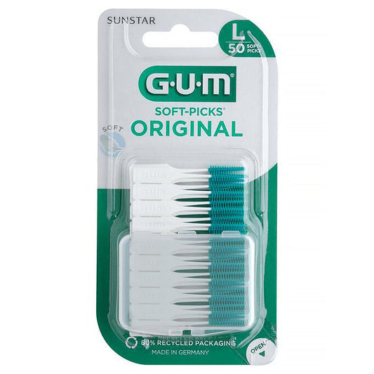 GUM® SOFT-PICKS® ORIGINAL tandenstokers Large (50 st.)-GUM-Sordent