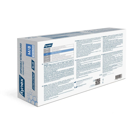5.0 g - INTCO Nitril handschoenen poedervrij Blauw (100 st.)-Disposables-INTCO-Sordent