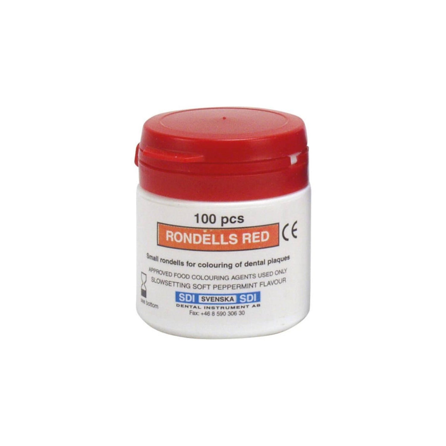 Directa Rondells Discolsing Pellets - Div. Kleuren (100 st.)-Directa-Rood-Sordent