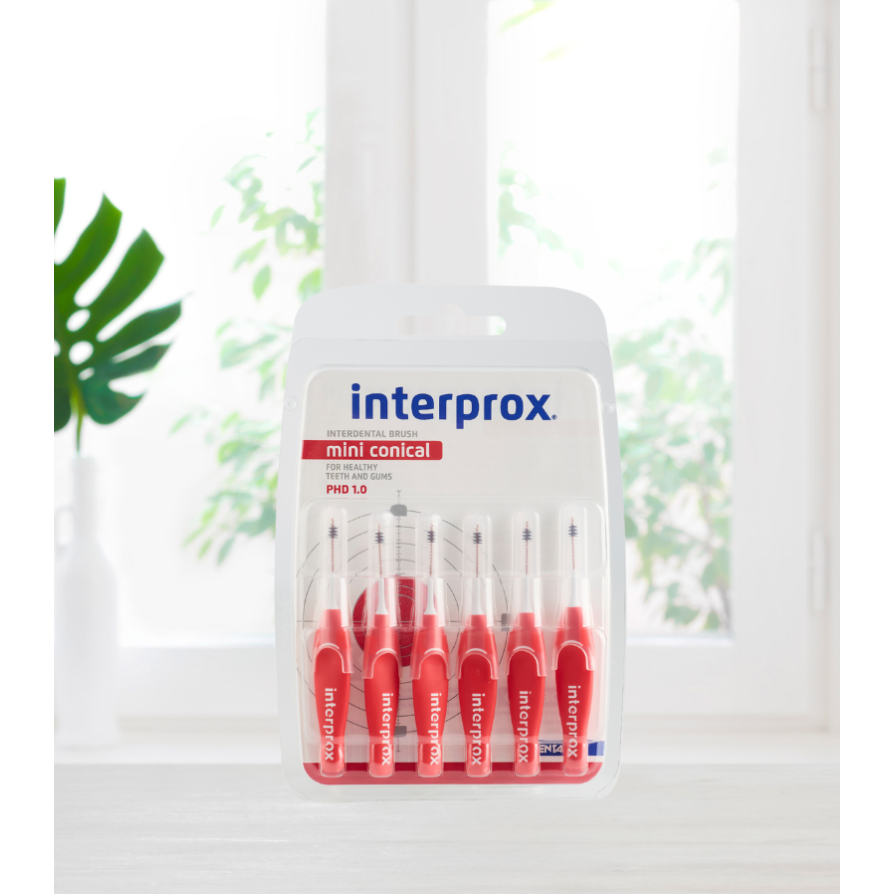 Interprox® Ragers Mini Conical rood PHD 1,0- Blister (6 st.)-Dentaid-Sordent