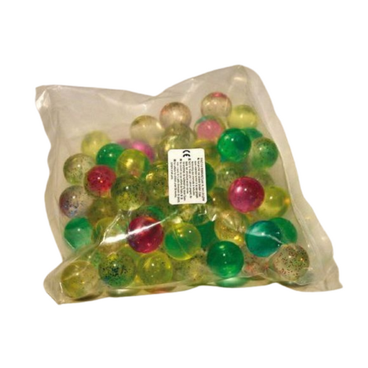 Denlo Glitter Stuiterballen - Speelgoed - 27 mm - DNL016 - (72 st.)-Denlo-Sordent