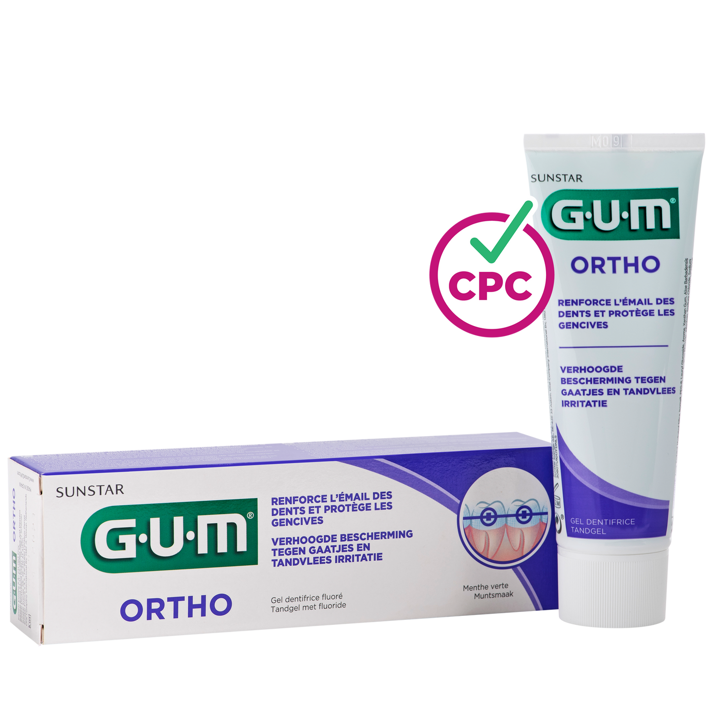 GUM® ORTHO Tandpasta (75 mL)-GUM-Sordent