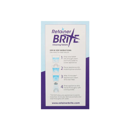 Retainer Brite Reinigingstabletten Beugels + Gebitsbeschermers - (96 st.)-Dentsply Sirona-Sordent