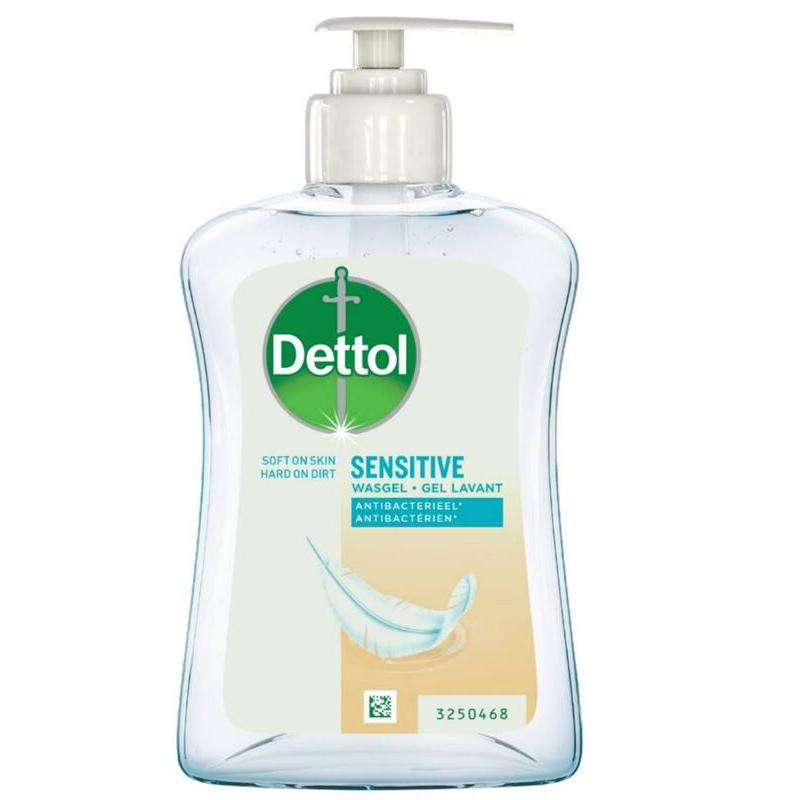 Reckitt Dettol Wasgel - Antibacterieel en Sensitive (250 mL)-Reckitt-Sordent