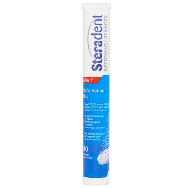 Steradent Triple Active Plus Reiniger (30 st.)-Steradent-Sordent