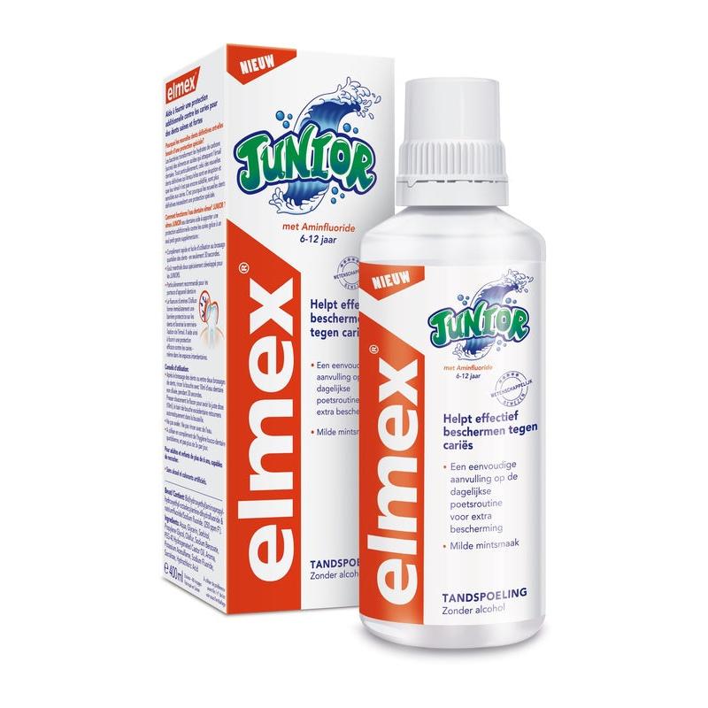 Elmex Junior Mondspoeling (400 mL)-Elmex-Sordent