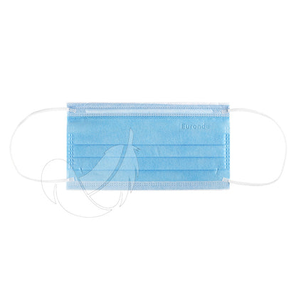 Euronda Monoart® Mondmaskers 4-Laags- Div. Kleuren (50 st.)-Euronda-Sensitivve Blue-Sordent