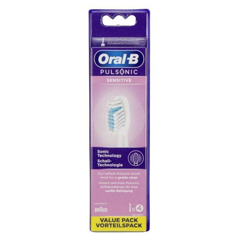 Oral-B Pulsonic Sensitive Opzetborstels (4 st.)-Oral-B-Sordent