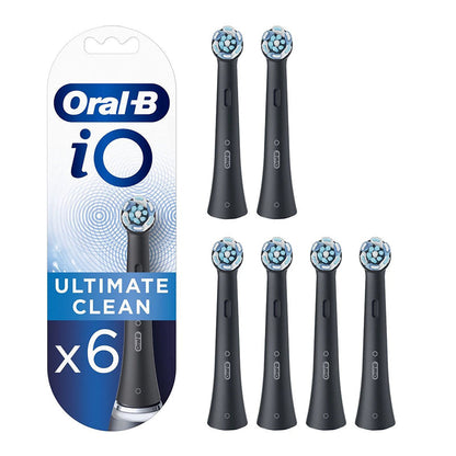 Oral-B iO™ Ultimate Clean Black Opzetborstels (4/6/8 st.)-Oral-B-6 st.-Sordent