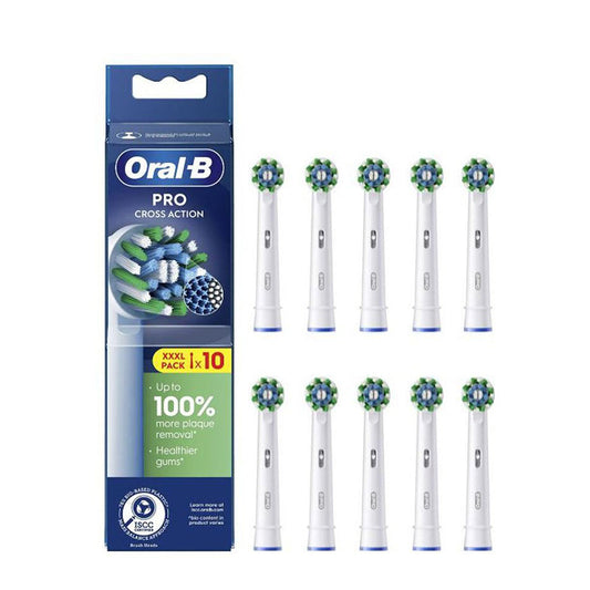 Oral-B Pro Cross Action White EB50RX Opzetborstels (6/10 st.)-Oral-B-10 st.-Sordent