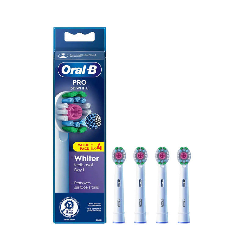 Oral-B Pro 3D White Opzetborstels Cleanmximiser (2/4 st.)-Oral-B-4 st.-Sordent