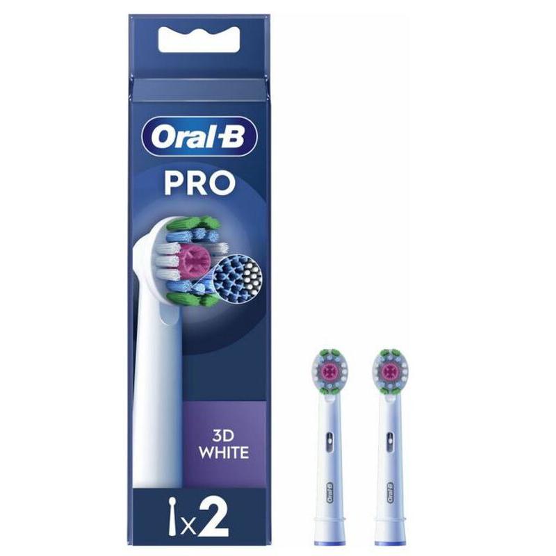Oral-B Pro 3D White Opzetborstels Cleanmximiser (2/4 st.)-Oral-B-2 st.-Sordent