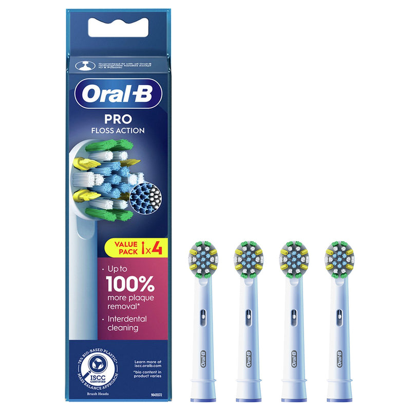Oral-B Pro Floss Action White Opzetborstels (4 st.)-Oral-B-Sordent