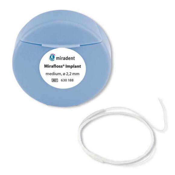 Miradent Mirafloss® Implant Middel Turquoise (20 st.)-Miradent-Sordent