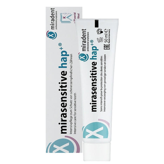 Miradent Mirasensitive Hap+® Tandpasta voor gevoelige tanden (50 mL)-Miradent-Sordent