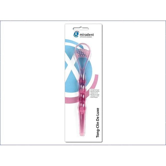Miradent Tong-Clin De Luxe Tongschraper - Div. Kleuren-Miradent-Roze-Sordent