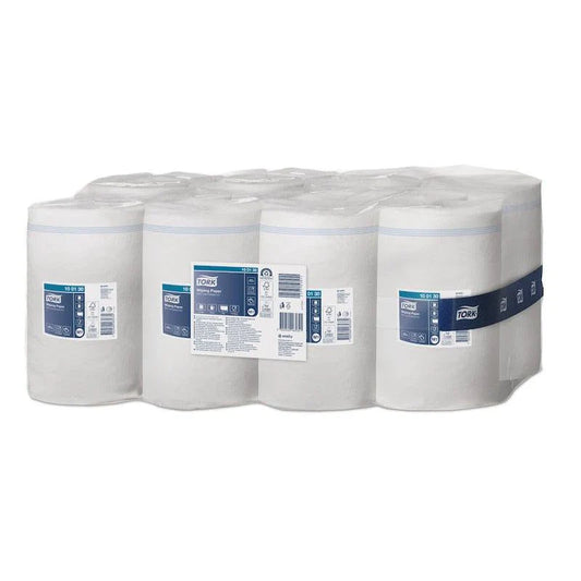 Tork Wiping Poetspapier M1 - 1 Laags wit - (21,5 cm. x 120 m.)-Tork-Sordent