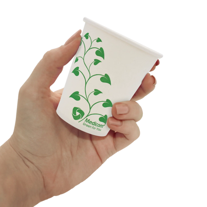 Medicom Biodegradable Papieren Drinkbeker Green for You 180 mL-Drinkbekers-Medicom-Sordent