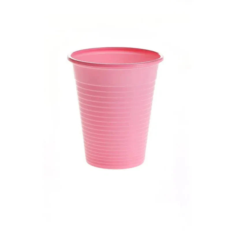 Plastic Drinkbekers 180 mL - Diverse Kleuren-Drinkbekers-AMPri-Roze/Opaque-100 st.-Sordent