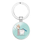 Sleutelhanger Afbeelding in Glas (9 varianten)-Instrumenten-Sordent-Aai over de kies-Sordent