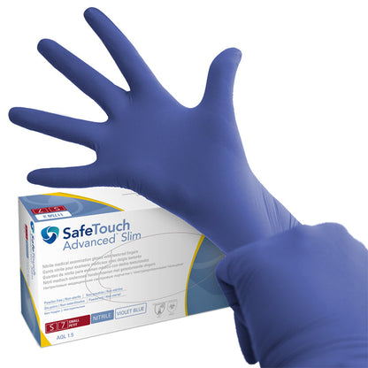 Medicom SafeTouch® Advanced Slim Blue Nitril Pf - Div. Maten (100 st.)-Medicom-Small-Sordent