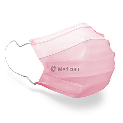 Medicom SafeMask® Sofskin Fog-Free Maskers - Div. Kleuren (50 st.)-Medicom-Roze-Sordent