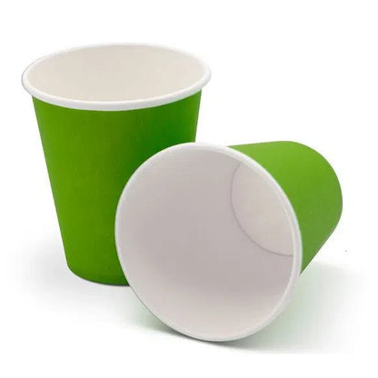 Papieren Drinkbekers 180 mL - Diverse Kleuren-Drinkbekers-Medicom-Groen-100 st.-Sordent