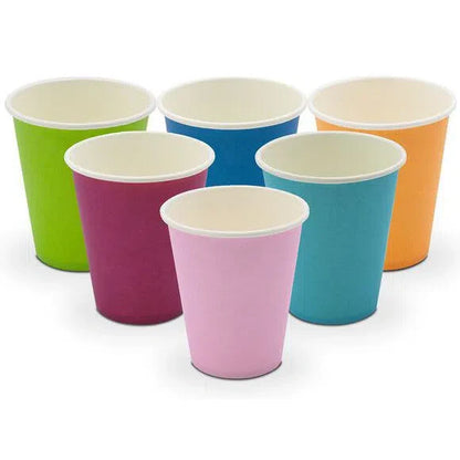 Papieren Drinkbekers 180 mL - Diverse Kleuren-Drinkbekers-Medicom-Sordent