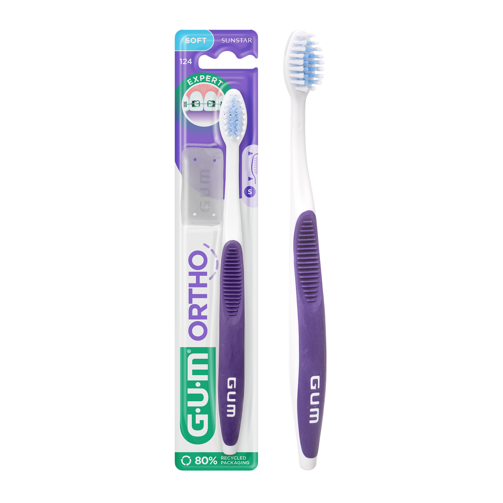 GUM® ORTHO Tandenborstel - V-Shaped-GUM-Sordent