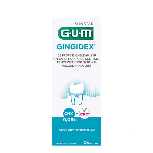 GUM® GINGIDEX® 0,06% Chloorhexidine Mondspoelmiddel (300 mL)-GUM-Sordent