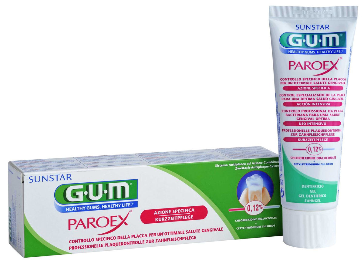 GUM® PAROEX® Zahnpasta 0,12 % Chlorhexidin | 75 ml