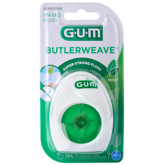 GUM® BUTLERWEAVE® Floss Mint (55 m)-GUM-Sordent