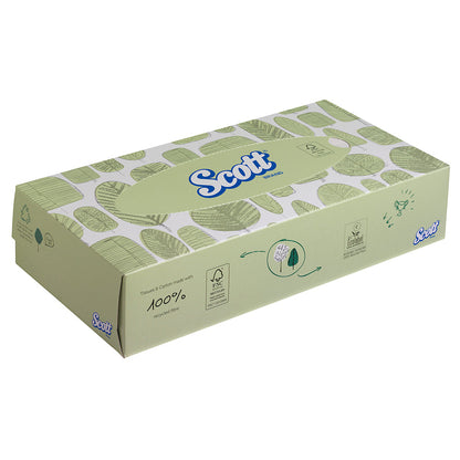Scott® Professional Gezichtsdoekjes Wit 2-Laags (21 x 100 st.)-Kimberly Clark-Sordent