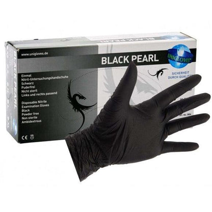 FHS Dental Nitril Handschoen Poedervrij Black Pearl Zwart (100 st.)-FHS Dental-Sordent