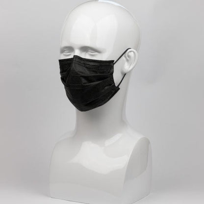 Premium Plus Mondmasker - Ultra Sensitive Type IIR Ear Loop-Premium Plus-Zwart-Sordent