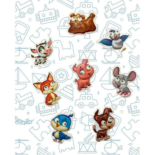 Denlo Speelgoed - Animal Googlies Stickers (144 st.)-Denlo-Sordent