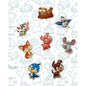 Denlo Speelgoed - Animal Googlies Stickers (144 st.)-Denlo-Sordent