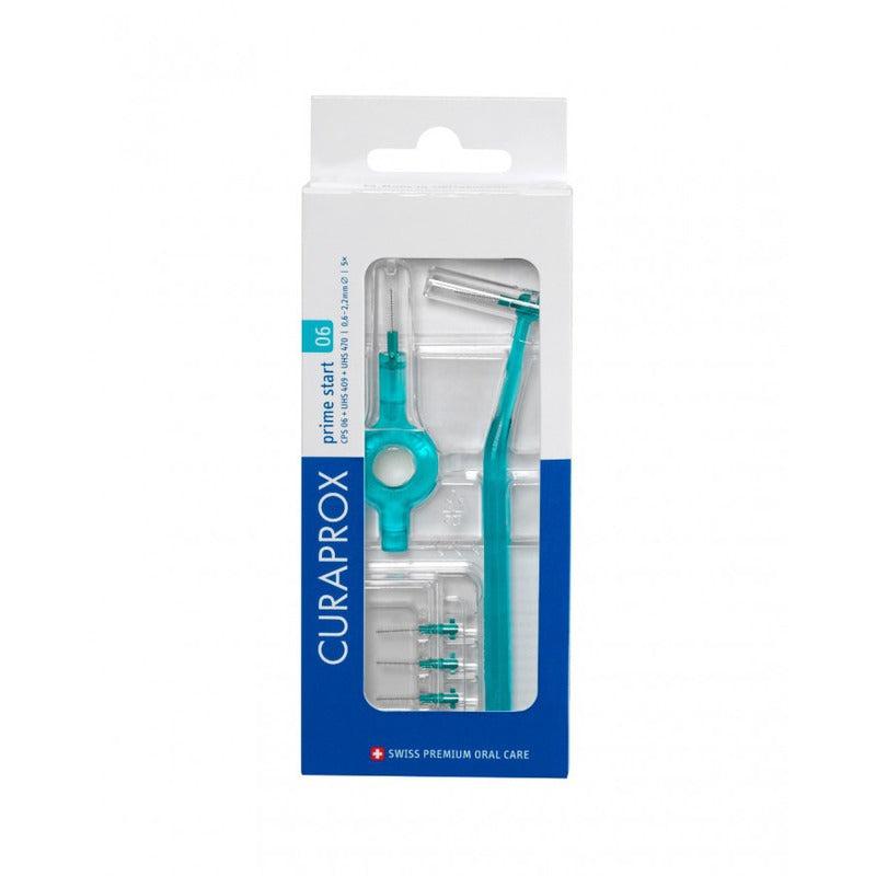 Curaprox CPS Prime Ragers 0.6/2.2 mm - Blauw + Heft (5 st.)-Curaprox-Sordent