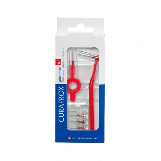 Curaprox CPS Prime Ragers 0.7/2.5 mm - Rood + Heft (5 st.)-Curaprox-Sordent