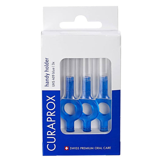 Curaprox UHS 409 Handy Holder Blauw (3 st.)-Curaprox-Sordent
