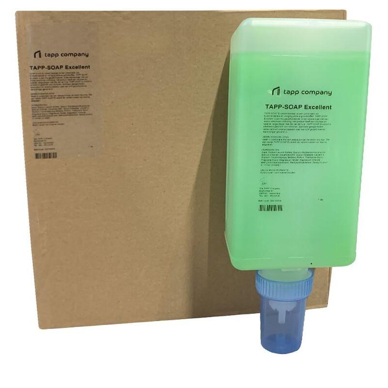 TAPP Company Excellent Tapp-Soap Zeep Fles Platte Dop (1 L)-TAPP Company-Sordent