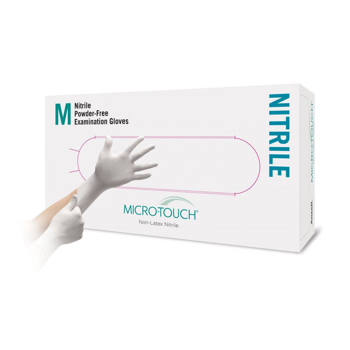 Nitrile handschoenen - Micro-Touch® - Poedervrij Wit - (150 st.)-Ansell-Sordent