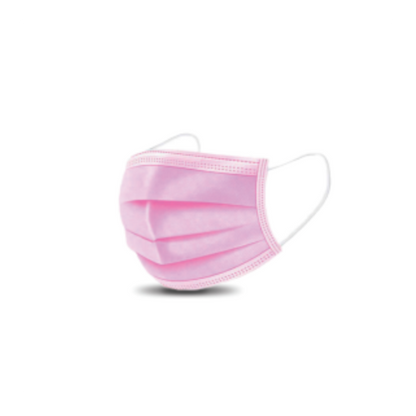 Hynex Medische Mondmasker 3-laags Type IIR Zwart/Blauw/Roze (50 st.)-Disposables-Hynex-Roze-Sordent