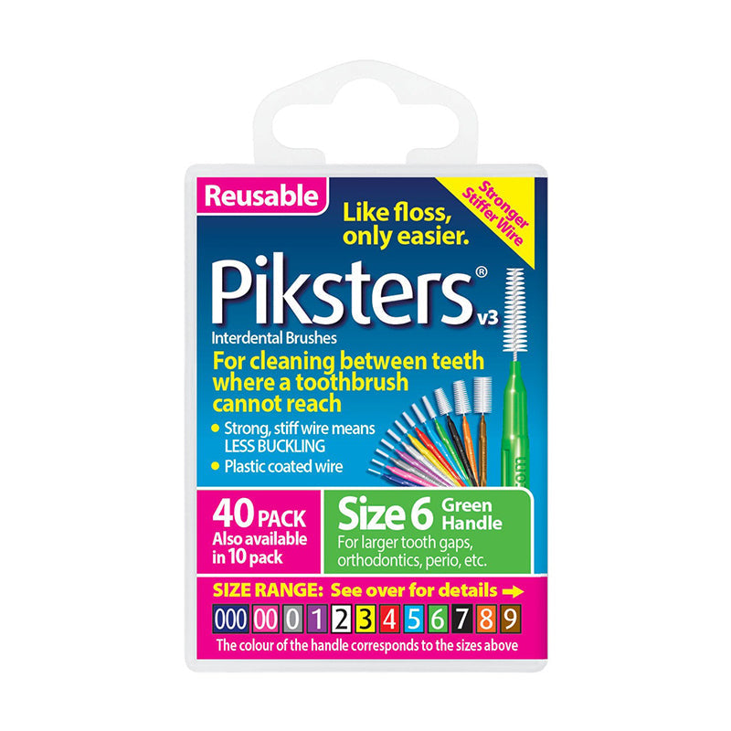 Piksters Ragers in Box - Div. Varianten (40 st.)-Piksters-Size 6 / Groen Box-Sordent