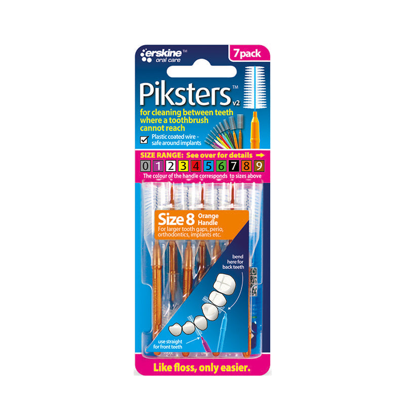 Piksters Rechte Ragers - Div. Varianten (7 st.)-Piksters-Size 8 / Oranje-Sordent