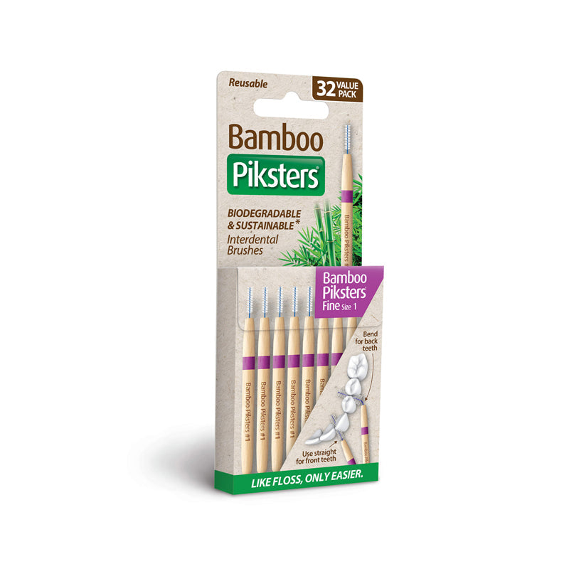 Piksters Bamboo Ragers - Div. Varianten (32 st.)-Piksters-Size 1 / Fijn Paars-Sordent